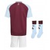 Aston Villa Replica Home Minikit 2024-25 Short Sleeve (+ pants)